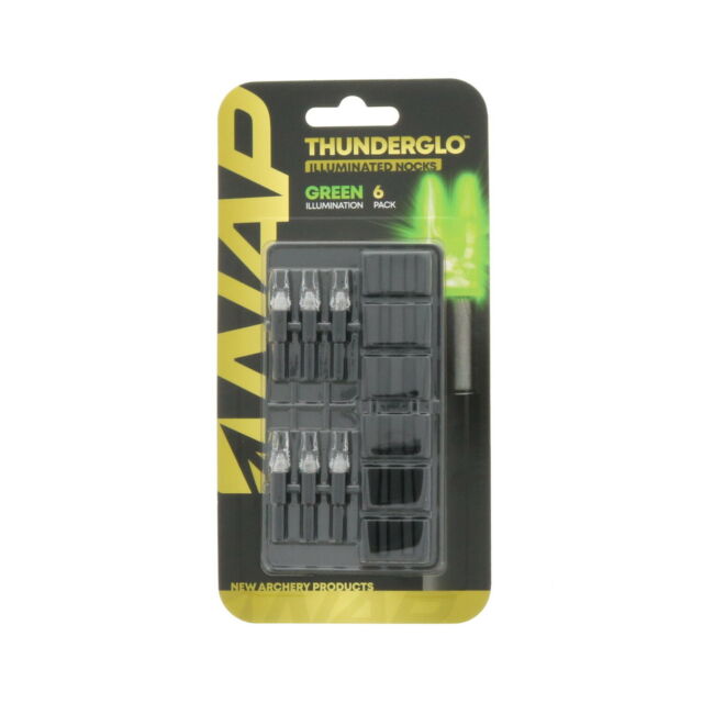 Encoches Lumineuses NOCKTURNAL S (6.2) - VERT (par 3) - Encoches et