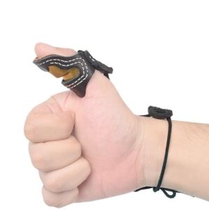 Soft Leather Traditional Archery Thumb Ring